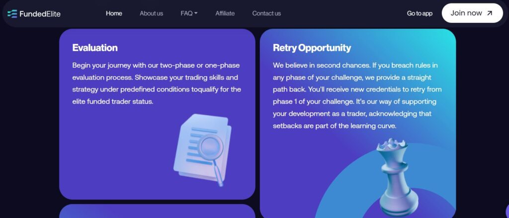 Funded Elite - Firm Review 2 JoinProp Top-tier support for trading success Superior trader payouts above competitors Fast withdrawals within business day Direct mentorship from trading champions Customizable accounts matching your style