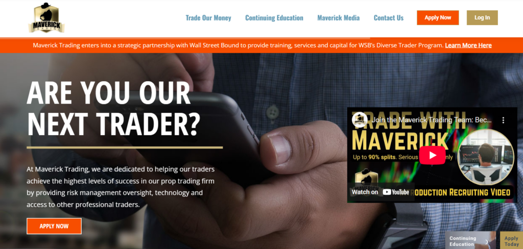 Maverick Trading 2 JoinProp Established firm with proven track record Earn profits from funded accounts daily Comprehensive education and mentorship programs included No personal capital required to start Keep significant portion of trading gains