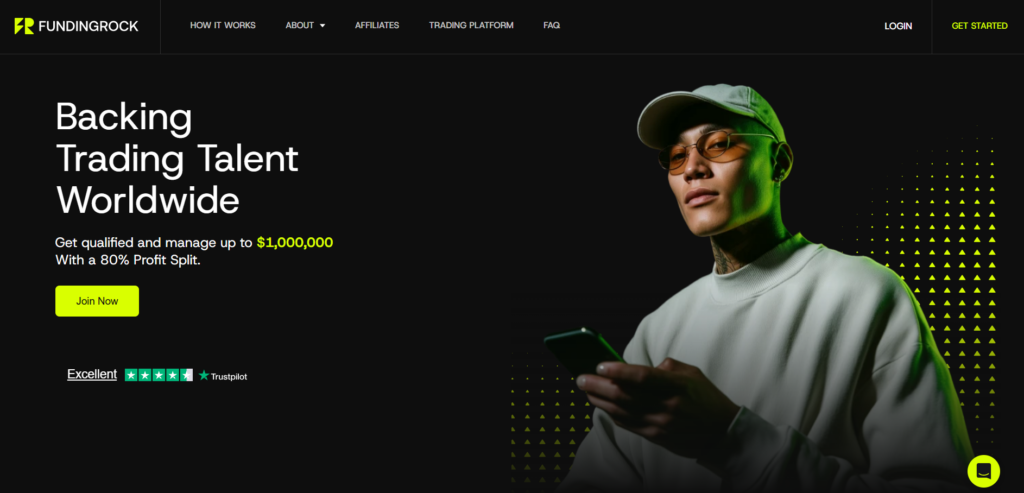 Funding Rock - Elite Prop Firm Review 2 JoinProp Generous profit splits for traders Quick and simple evaluation process Flexible trading rules and conditions Scaling opportunities for successful accounts Transparent terms with no hidden fees Get a %30 discount code when you use the word: Joinprop