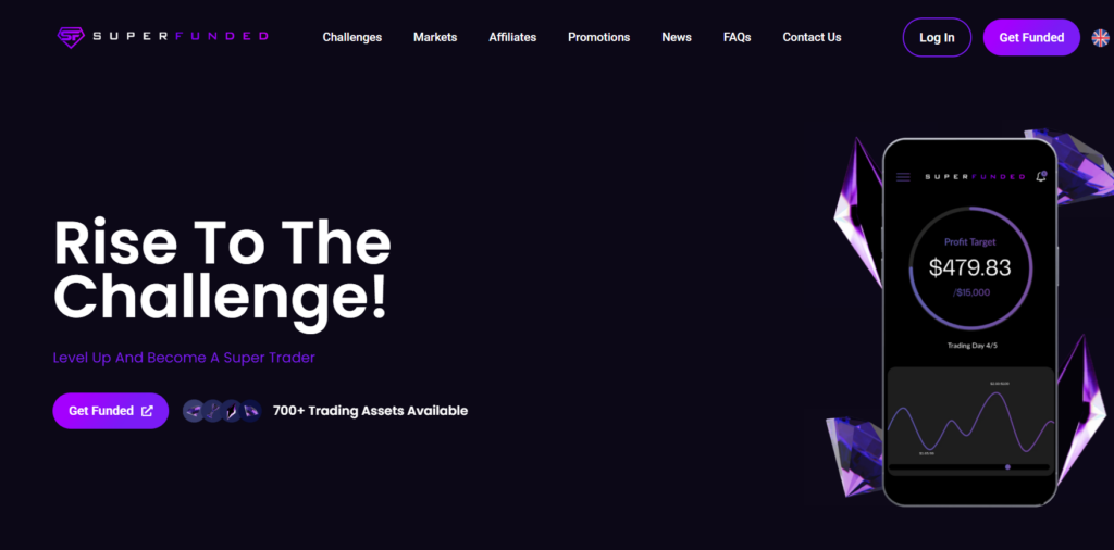 SuperFunded - Firm Review 2 JoinProp 1-Step and 2-Step challenge formats with no time limits Up to 90% profit split with performance-based scaling Powered by regulated broker Eightcap with 700+ instruments Affordable entry from $33 with account sizes up to $200,000 Trade on TradeLocker and DXtrade platforms