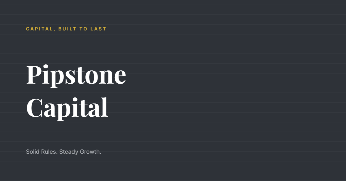 JoinProp Get 5% off Pipstone Capital challenges via the JoinProp link — no code needed.