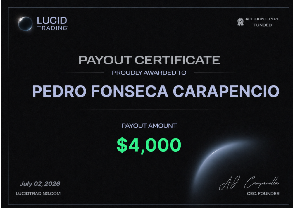 Pedro Fonseca funded certificate