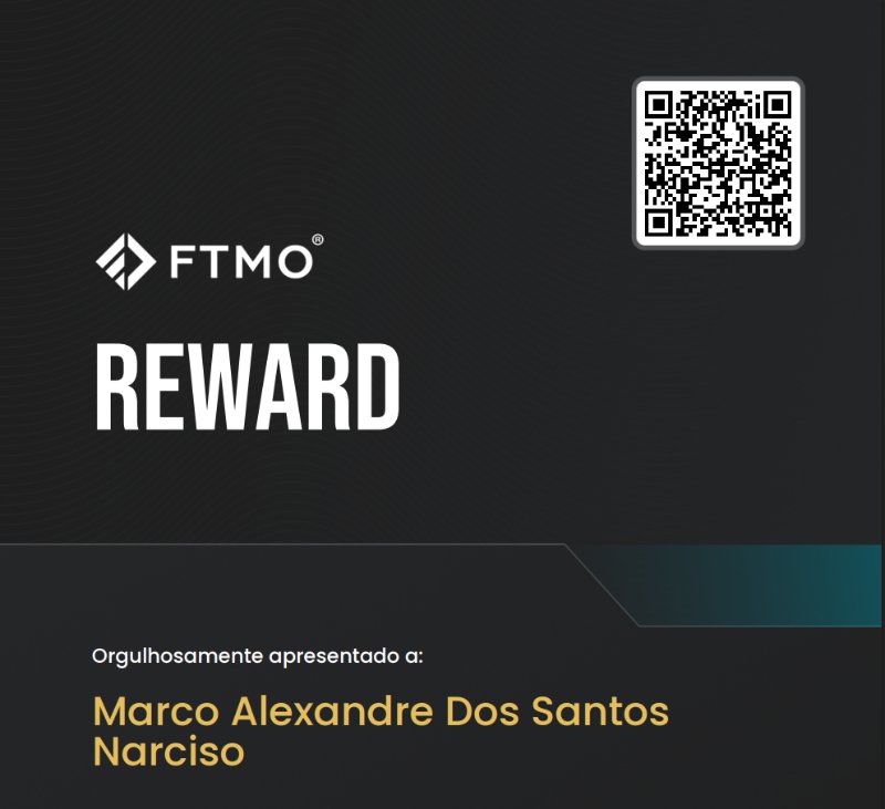 Marco Narciso FTMO reward