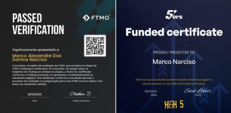Marco Narciso FTMO reward