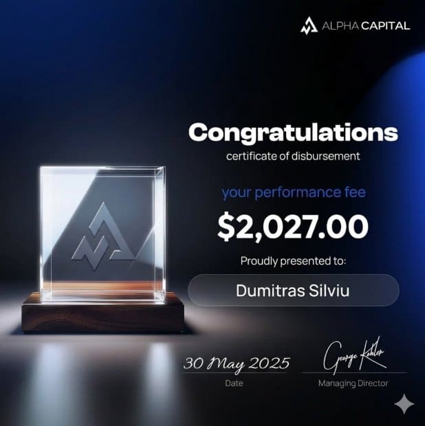 Silviu Dumitraș payout certificate