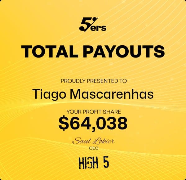 Tiago FTMO certification / payout proof