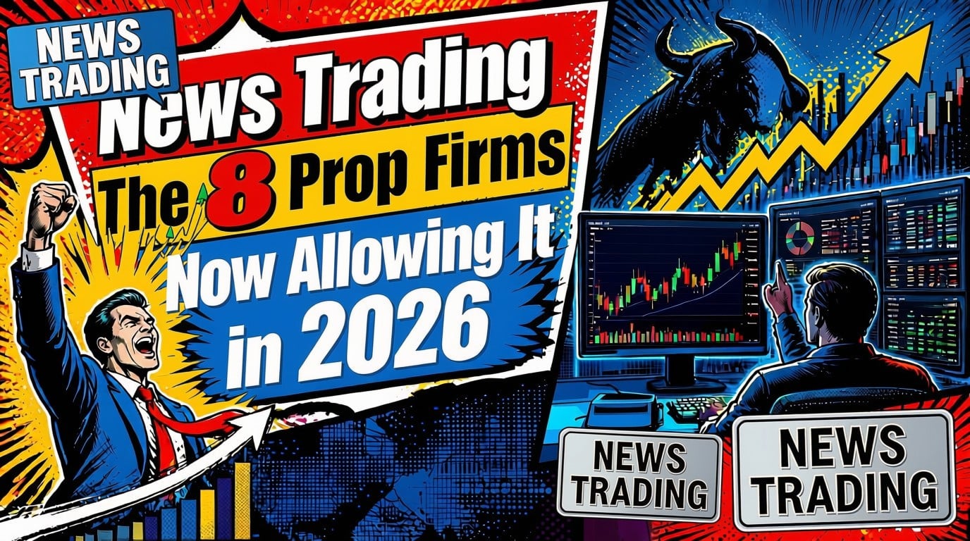 JoinProp Eight prop firms impose no news-trading window in 2026, verified against their own rulebooks. Which products and phases the permission actually covers.