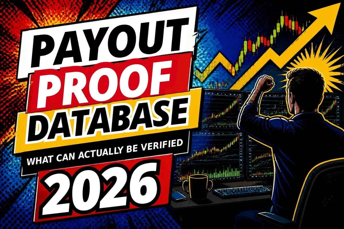 Payout Proof Database 2026 banner with the strapline What Can Actually Be Verified