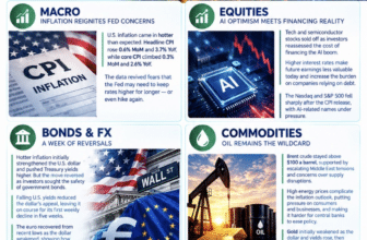 Weekly Market Recap, 12 to 16 October 2026, by Easy Fundamental: macro, equities, bonds and FX, commodities and the big takeaway